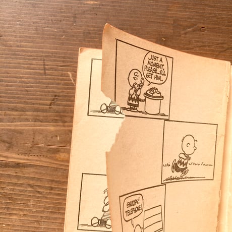 PEANUTS BOOK [YOU’RE NOT FOR REAL,SNOOPY] ヴィンテージ ピーナッツコミック ペーパーバック／CHARLES M. SCHULZ