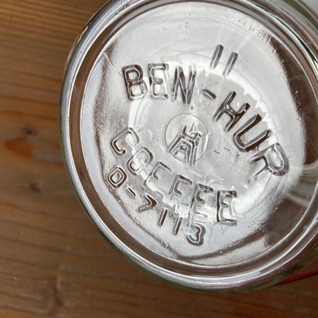Ben-Hur Coffee ヴィンテージ Glass Jar／Small