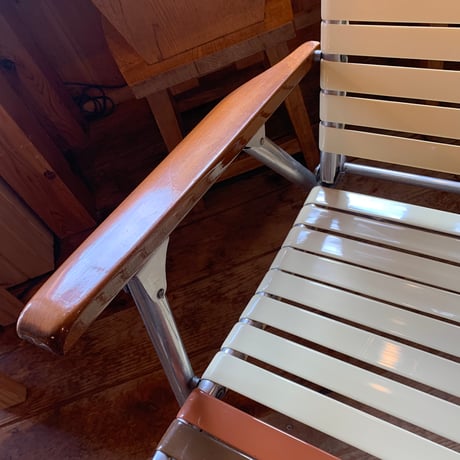 パティオチェア no.1 THE TELESCOPE FOLDING FURNITURE CO.INC. NEW YORK made in USA  lawnchair ローンチェア vintage
