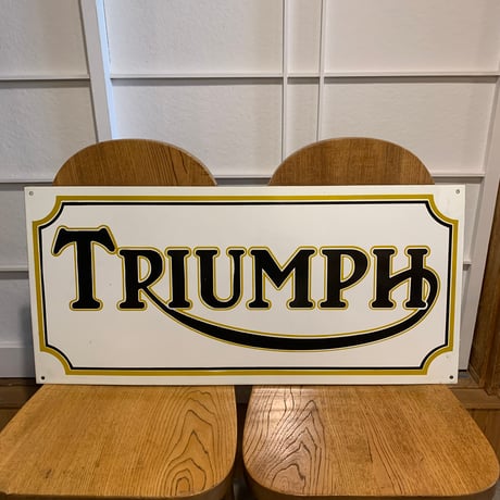 TRIUMPH SIGN 看板 MOTORCYCLE