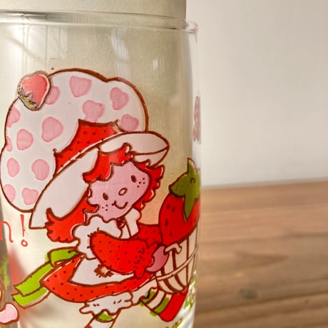 Strawberry Shortcake ストロベリーショートケーキ グラス タンブラー 1980s ②