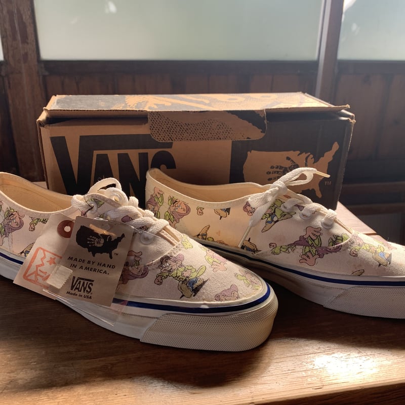 VANS AUTHENTIC DISNEY 90's made in USA デッドストック ...