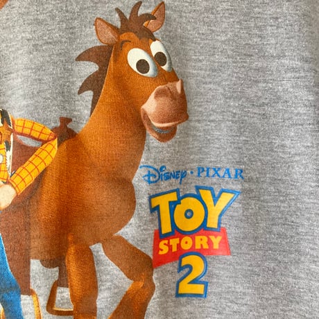 Disney TOY STORY2 トイストーリー2 ウッディ ブルズアイ S/S Tee MADE IN U.S.A.