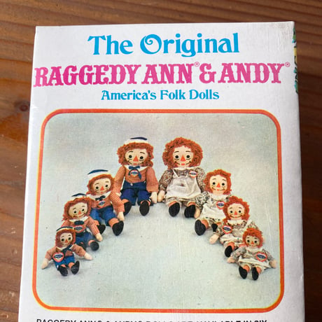 RAGGEDY ANN ラガディアン ドール Knickerbocker デッドストック