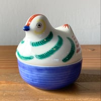 鳥の小さな器／オシドリ