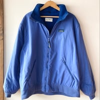 L.L.Bean エルエルビーン 極美品 1980s Warm-up Jacket made in USA ネイビーブルー カタディン 山タグ ウォームアップジャケット VINTAGE