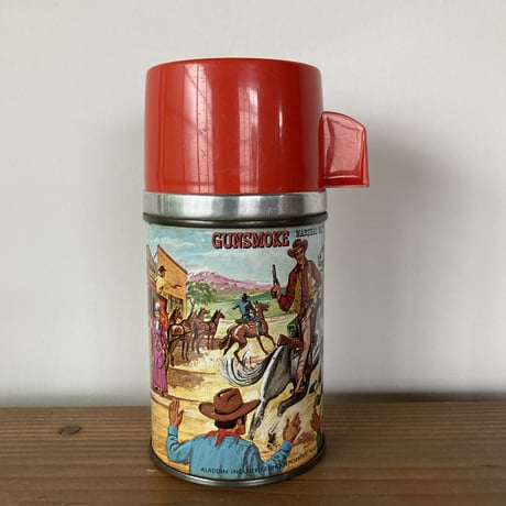 ALADDIN ヴィンテージ アラジン Vacuum Bottle GUNSMOKE 1962年