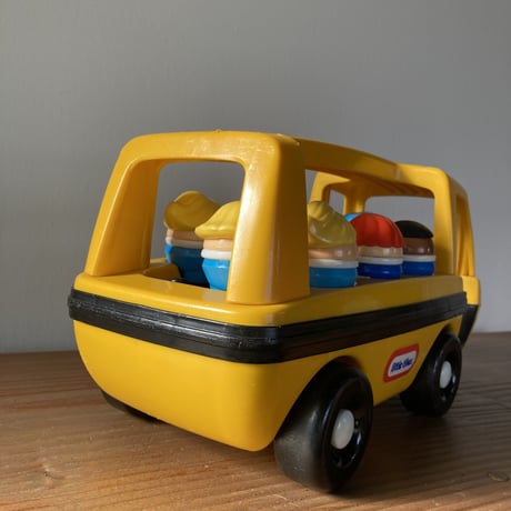 LITTLE TIKES ヴィンテージ リトルタイクス スクールバス／TODDLE TOTS 8体つき