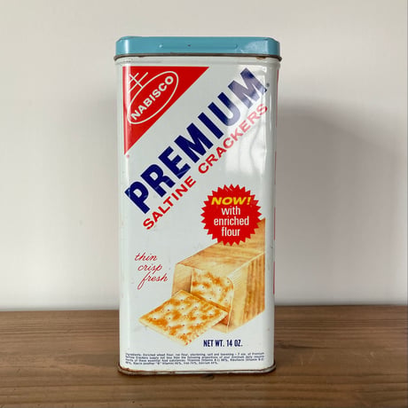 NABISCO PREMIUM ナビスコ クラッカー ティン缶 1970s