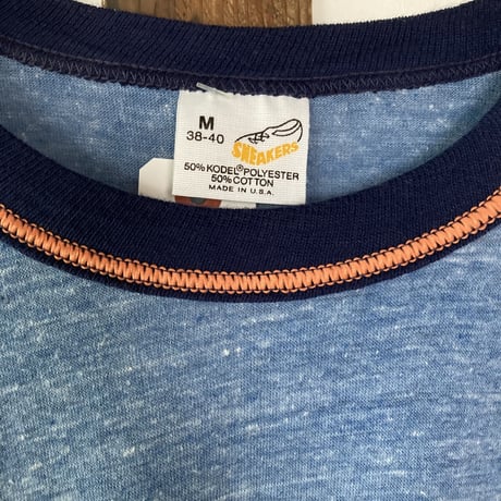 Blue ringer S/S TEE U.S.A.1980s