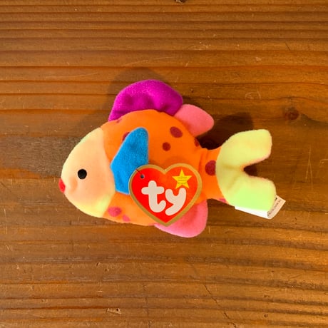ty vintage LIPS THE FISH Teenie Beanie Babies ぬいぐるみ 2000年 ヴィンテージ  NOS デッドストック McDonald corp