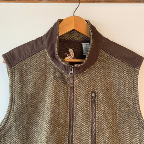 ORVIS 1990s フリースベスト 刺繍  希少貴重 美品 USA vintage