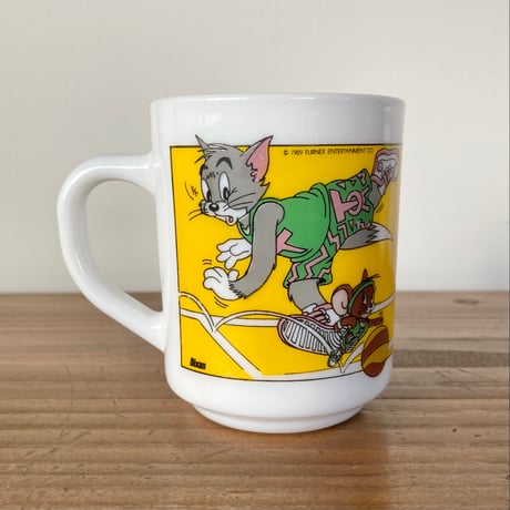 ARCOPAL TOM＆JERRY アルコパル トムとジェリー バスケットボール マグカップ 1989年