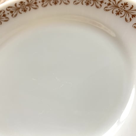 PYREX オールドパイレックス サラダプレート／Copper Filigree D