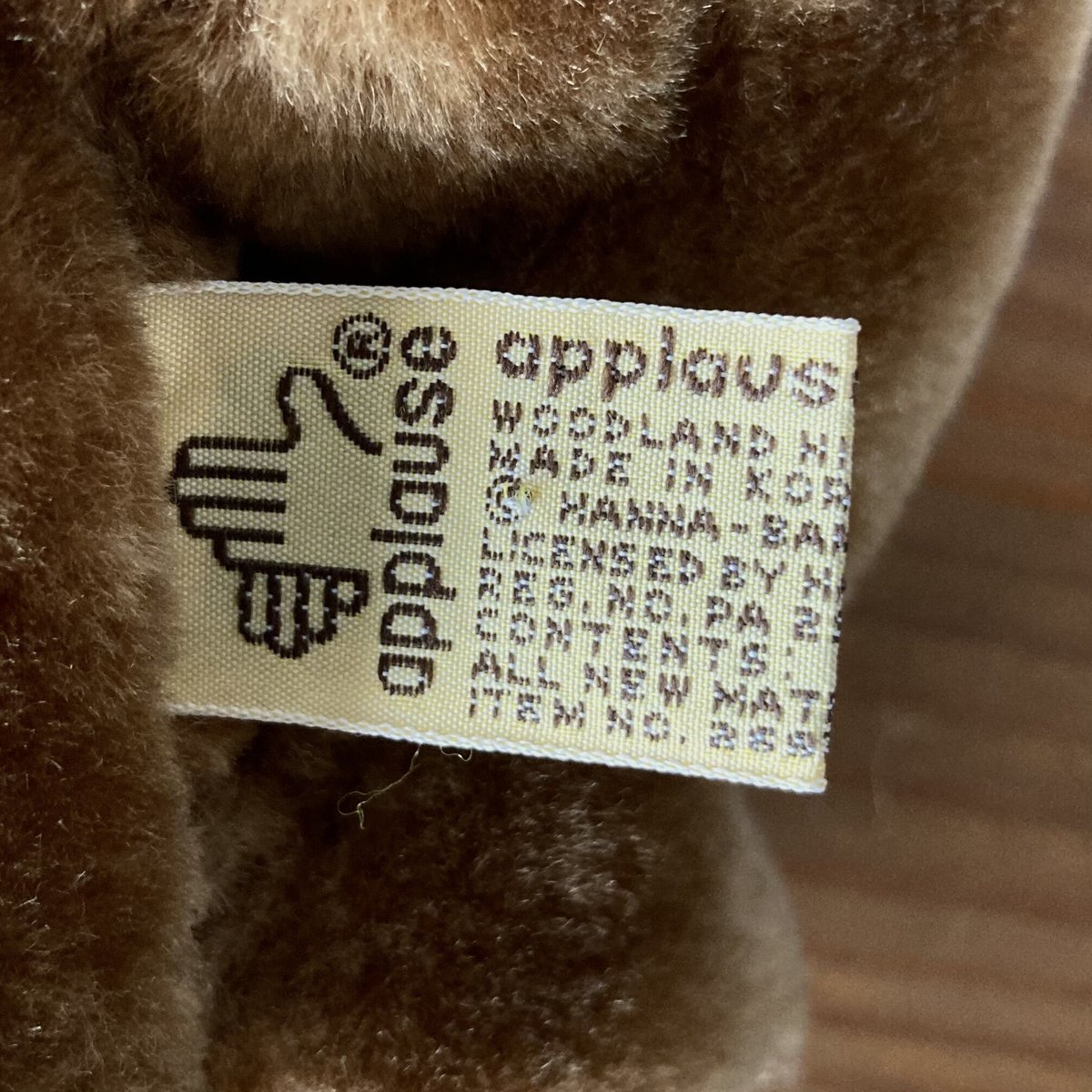 YOGI BEAR Hanna Barbera ヨギベア ぬいぐるみ APPLAUSE 198