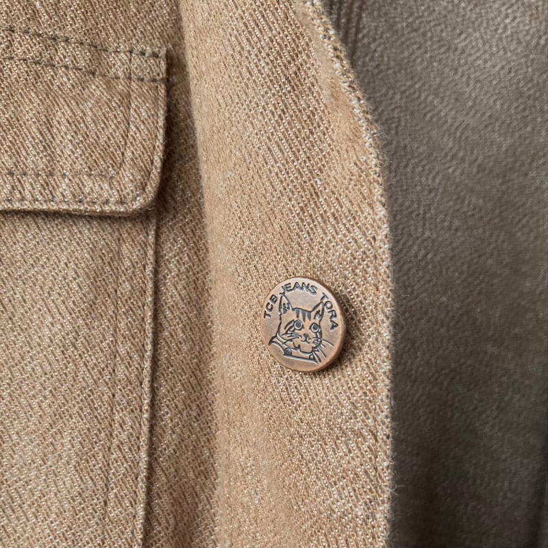 TCB JEANS TABBYS JACKET ブラウンデニム 34 NOS デッドストック