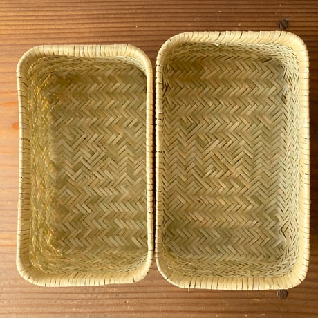 スズ竹 すず竹 弁当箱 中／岩手県一戸 鳥越竹細工