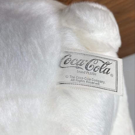 Coca-Cola コカ・コーラ ポーラーベア シロクマ 蝶ネクタイ ぬいぐるみ 1990s