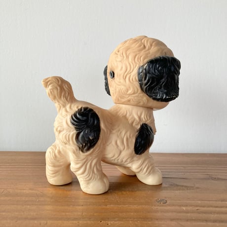 SUN RUBBER Rubber Squeak Doll サンラバー こいぬ ラバードール ルース・E・ニュートン Puppy Dog ブラック