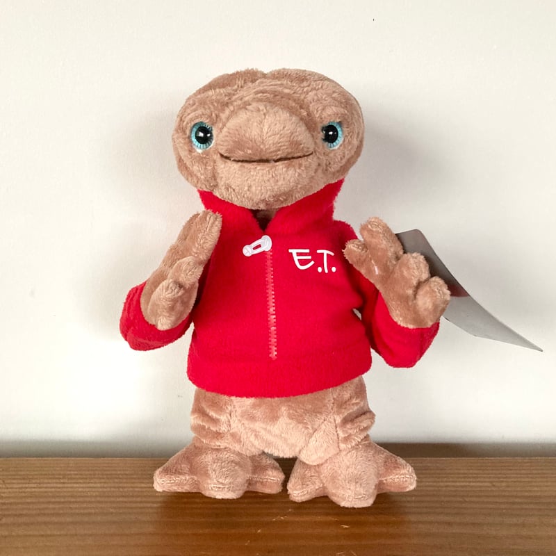 E.T.ぬいぐるみ 赤パーカー UNIVERSAL STUDIOS 紙タグつき