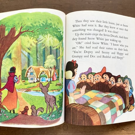 Walt Disney's Snow White and the Seven Dwarfs ディズニー 白雪姫と7人のこびと リトルゴールデンブック 1979年