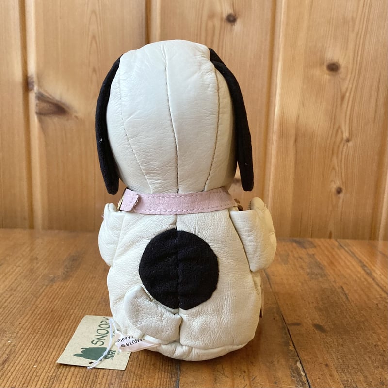 SNOOPY 本革ぬいぐるみ(お座り)／1997年 SNOOPY TOWN | MILMOUN