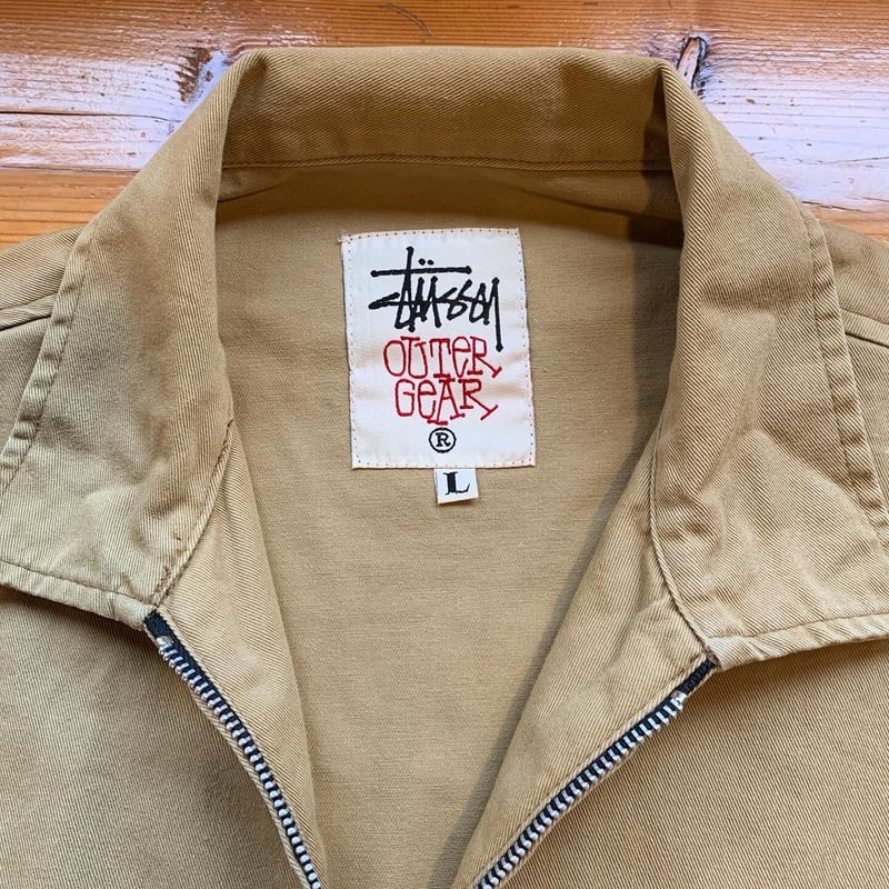 STUSSY made in USA 1990年代 ドリズラージャケット ワーク STUSSY made in USA 1990年代 ドリズラージャケット ワーク