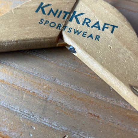 ヴィンテージ ウッドハンガー／KNITKRAFT