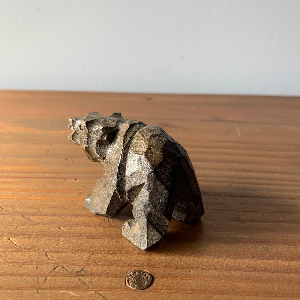 北海道　小さな木彫り熊　3cm ミニサイズ 北海道 木彫りの熊 - メルカリ