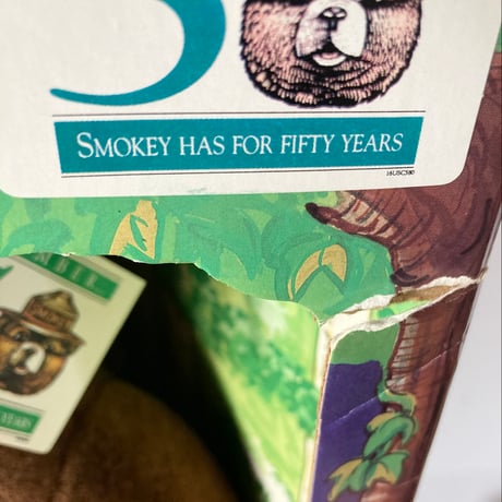 SMOKEY BEAR 50th SPECIAL LIMITED EDITION スモーキーベア 50周年限定 ぬいぐるみ 箱入り 1994年