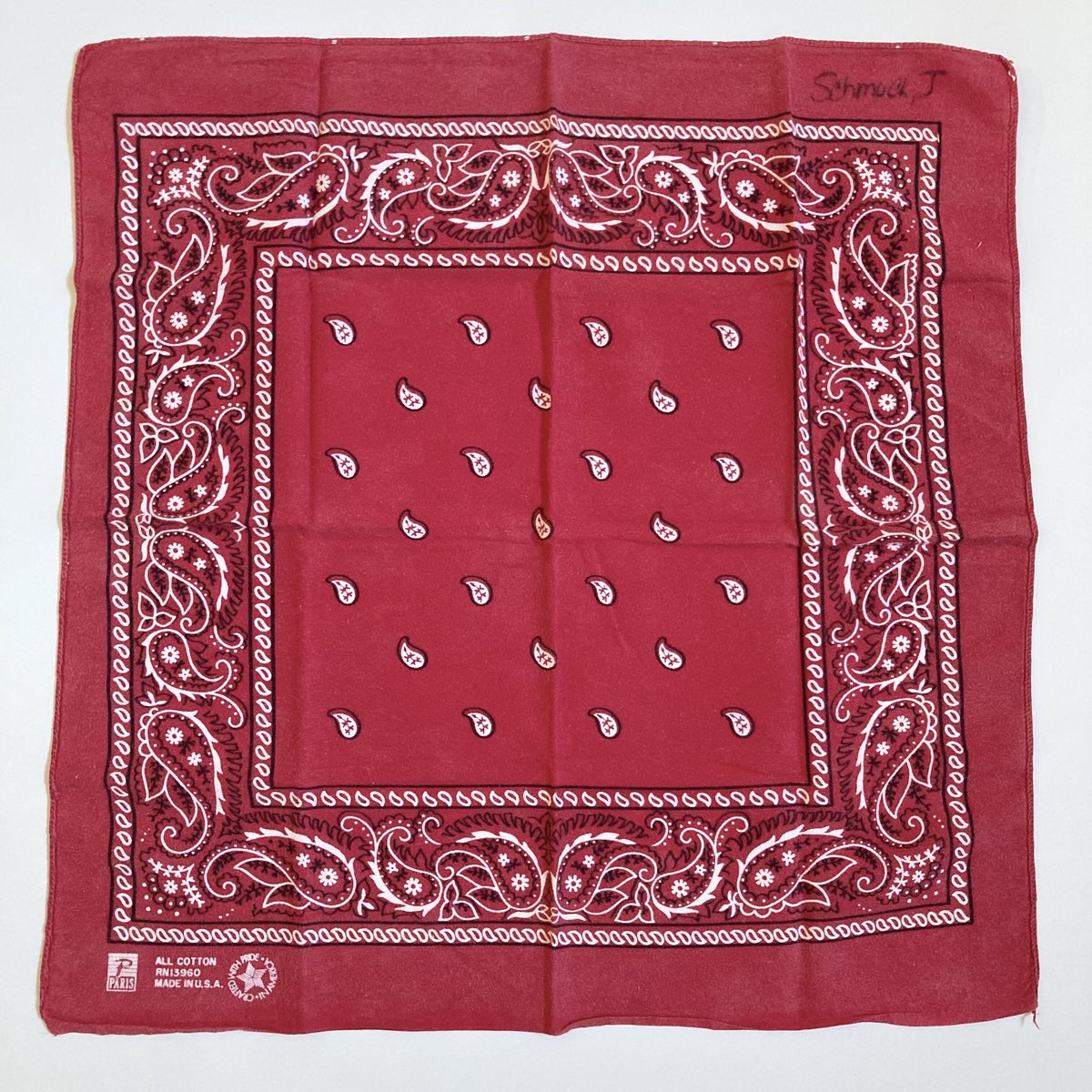 スペシャル ターキーレッド ビンテージ バンダナ vintage bandana ヴィンテージ バンダナ レッド 1950～1960s／29 | MILMOUNTAIN