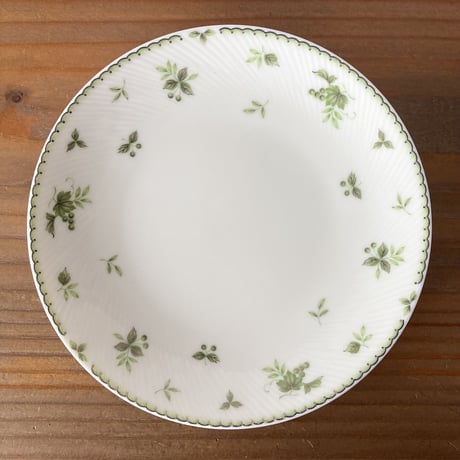 NARUMI Fine China ブドウ＆リーフ柄 ケーキ皿 2枚セット