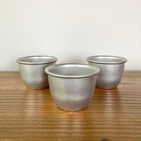 イギリス ヴィンテージ アルミミニカップ MERMAID ALUMINIUM BRITISH MADE 3点セット