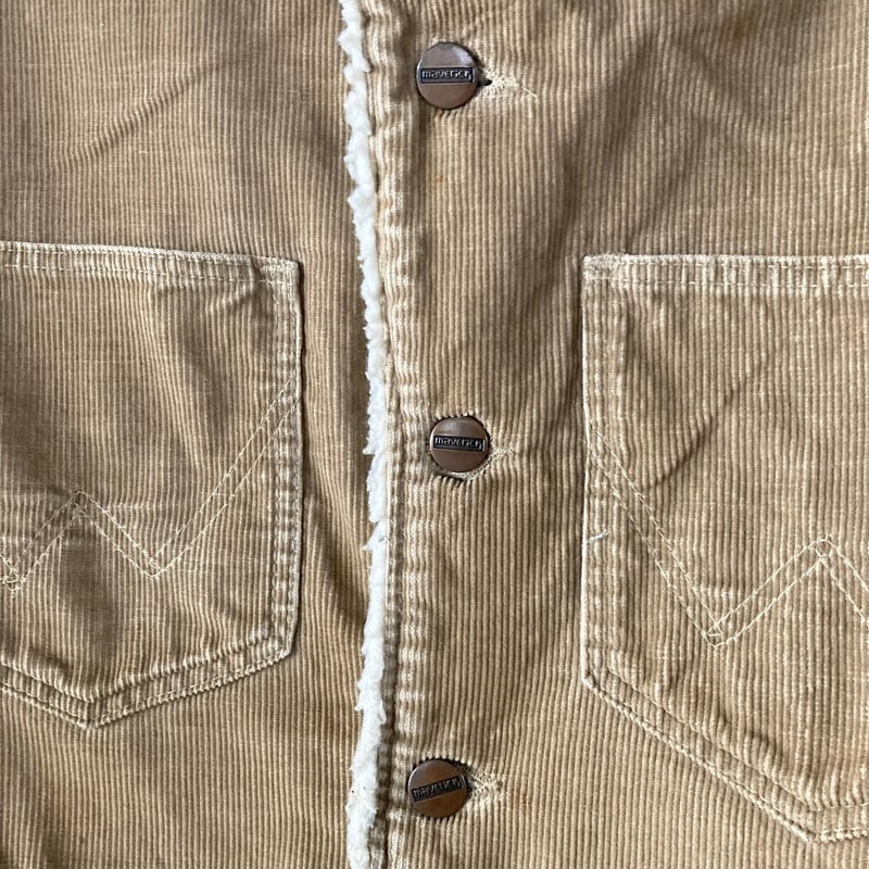 80s USA製 Wrangler コーデュロイボアベスト Wrangler ボアライナー コーデュロイベスト 80s USA製 ラングラー