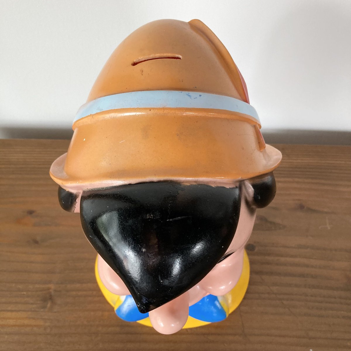 ピノキオ フィギュア 貯金箱70年代プレイパル社製 プレイパル ディズニー ピノキオ ヘッド ソフビ貯金箱 | ROBOTROBOT