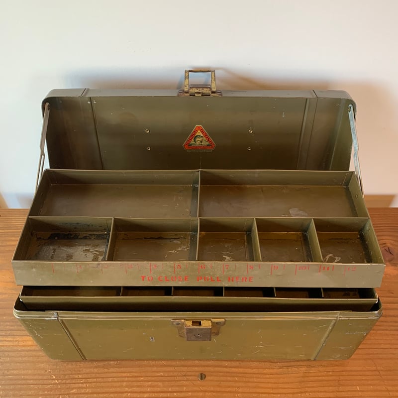 HEDDON TACKLE BOX 1940s made in USA ヘドン タックル ボッ