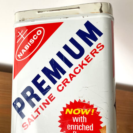 NABISCO PREMIUM ナビスコ クラッカー ティン缶 1970s