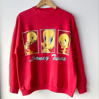 LOONEY TUNES TWEETY ルーニー・テューンズ トゥイーティー スウェット 1990s
