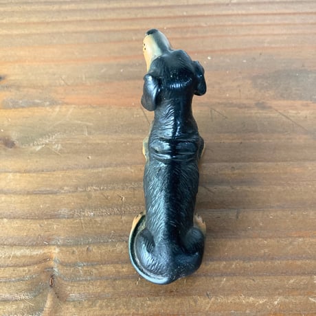 ヴィンテージ 犬 ダックスフンド フィギュア