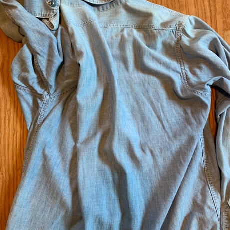 USN Chambray shirts 1940s vintage USA