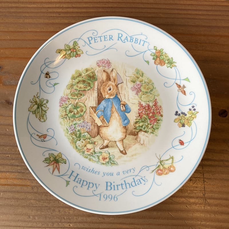 WEDGWOOD ピーターラビット バースデープレート 1996年