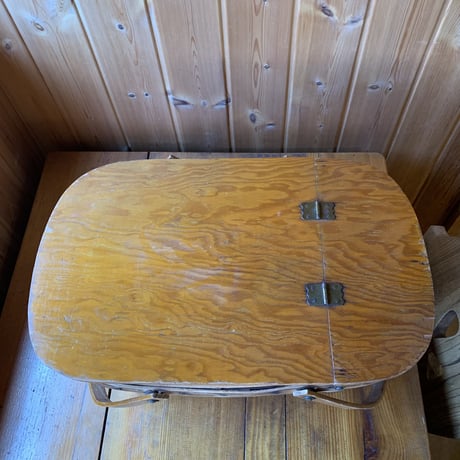 Picnic Basket  ピクニックバスケット 1950年代 レッド vintage