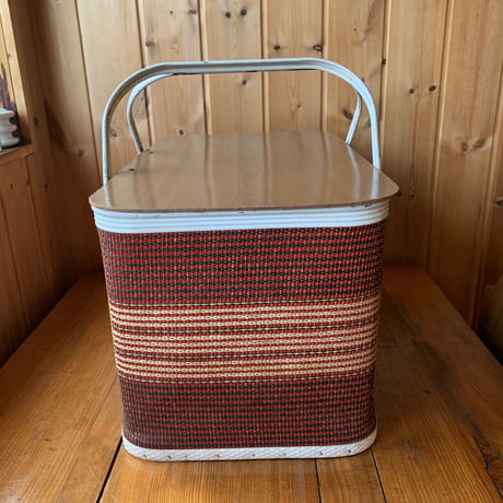 Picnic Basket Redmon ピクニックバスケット 1960年代 レッド vintage