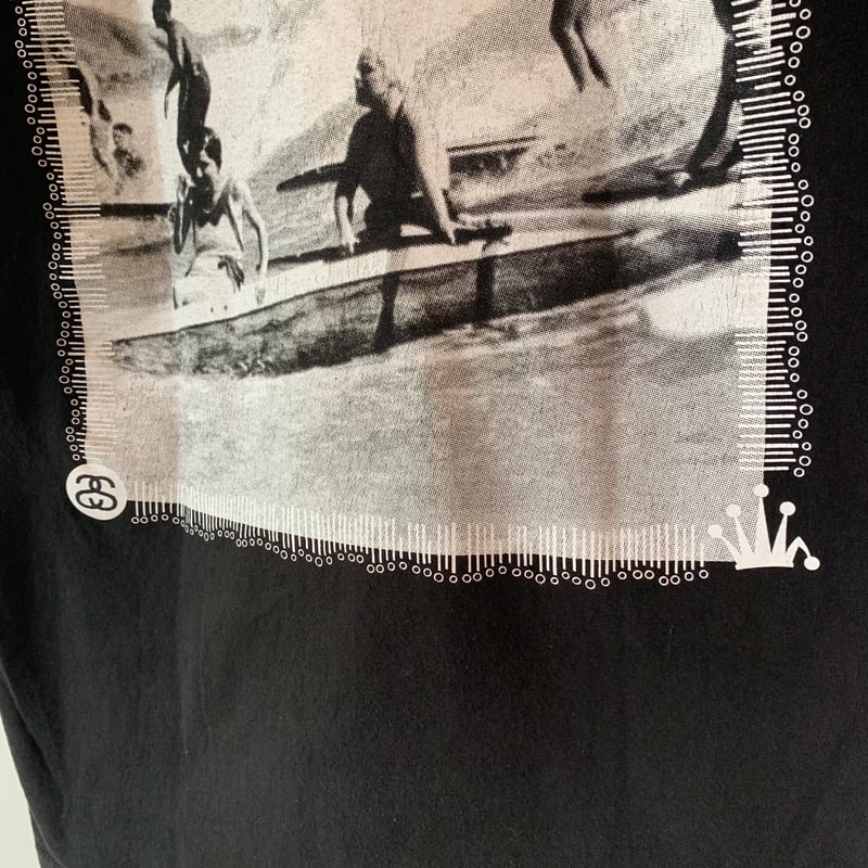 old Stussy サーフィン グラフィック Tシャツ L ハワイ限定 希少old Stussy サーフィン グラフィック Tシャツ L