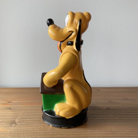 Disney PLUTO コインバンク ANIMAL TOYS PLUS 1970s