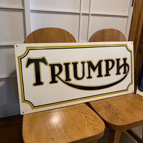 TRIUMPH SIGN 看板 MOTORCYCLE