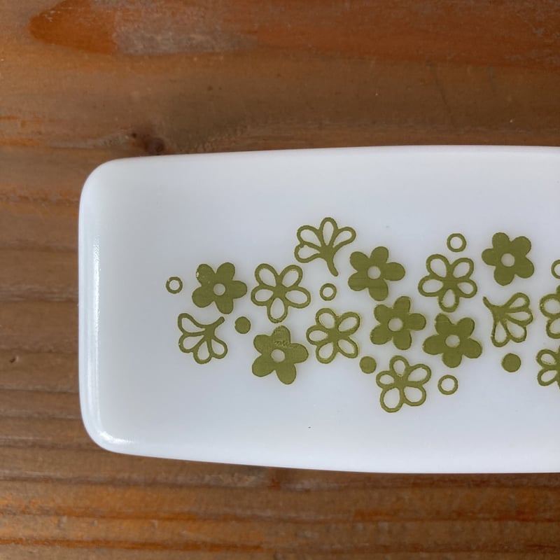 PYREX オールドパイレックス バターディッシュ／Spring Blossom