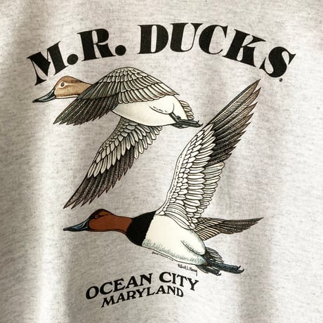 M.R.DUCKS 鳥プリント スウェット Lee U.S.A. 1990s