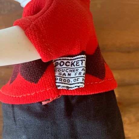 Charlie Brown 1966 POCKET DOLLS BOUCHER ASSOCIATES  SAN FRANCISCO made in HONGKONG チャーリーブラウン ポケットドール
