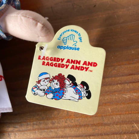 RAGGEDY ANN & ANDY ラガディアン アンディ ドール Applause 紙タグつき 2体セット
